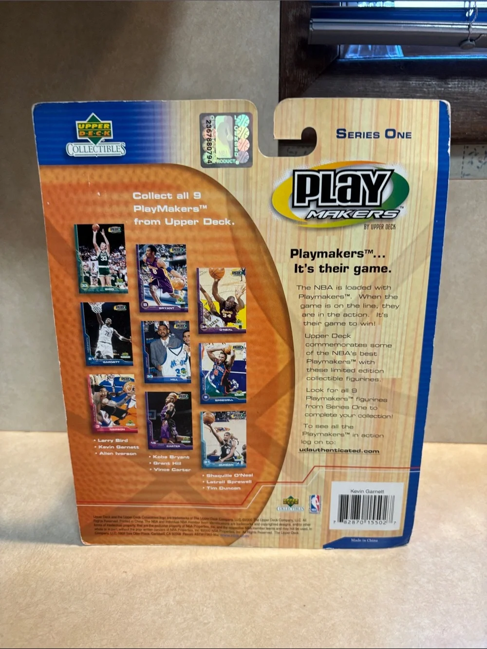 PlayMakers Kevin Garnett Action Figure - White & Black Jersey